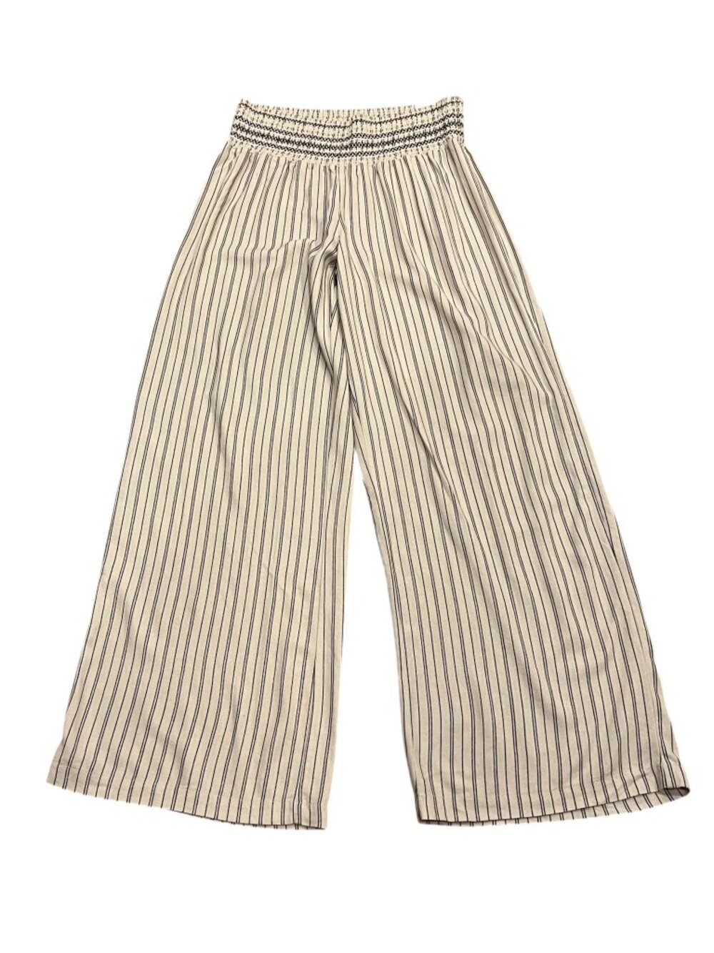 Happily Grey Boho Wide-Leg Pull-On Pants, NWT, Natural, XL